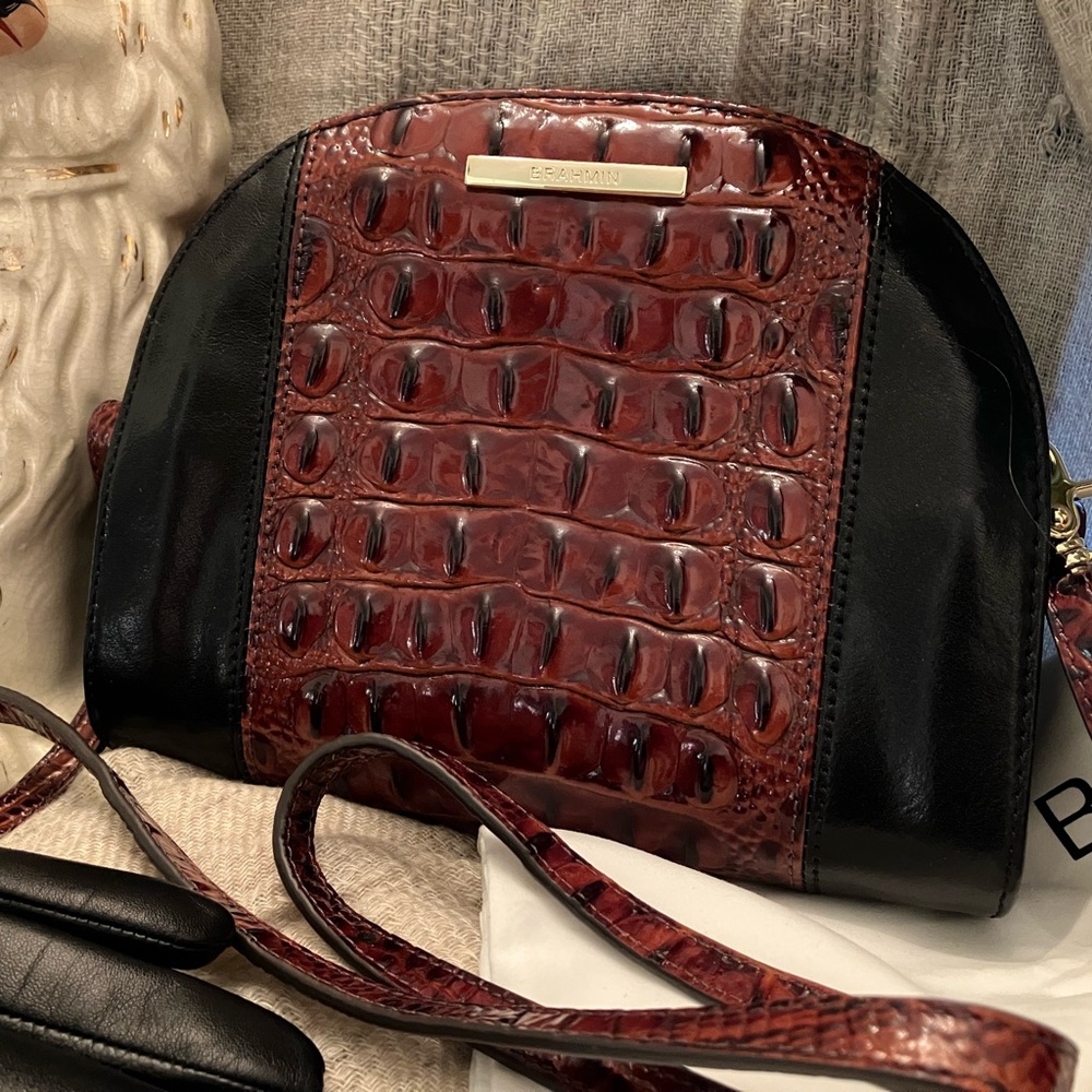 Small Brahmin two tone handbag.